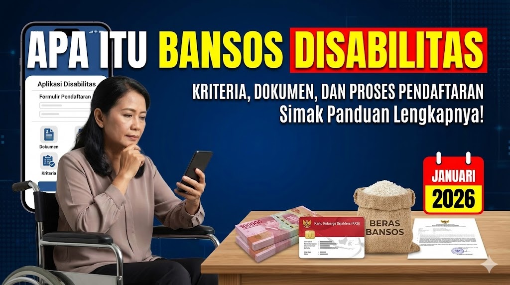 Apa Itu Bansos Disabilitas: Kriteria, Dokumen, dan Proses Pendaftaran Tahun 2026