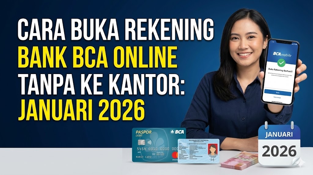 Cara Buka Rekening Bank BCA Online Januari 2026 Tanpa ke Kantor