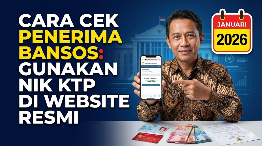 Cara Cek Penerima Bansos Januari 2026: Gunakan NIK KTP di Website Resmi