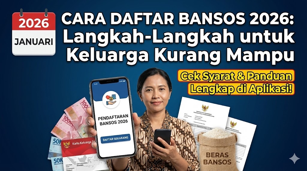 Cara Daftar Bansos 2026: Langkah-Langkah Lengkap untuk Keluarga Kurang Mampu