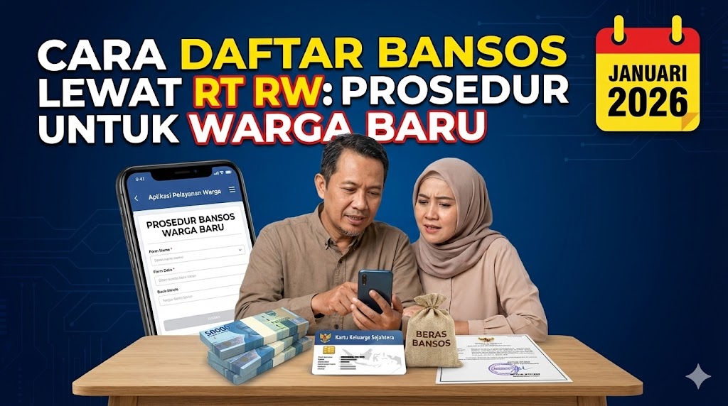 Cara Daftar Bansos Lewat RT RW: Prosedur untuk Warga Baru Januari 2026