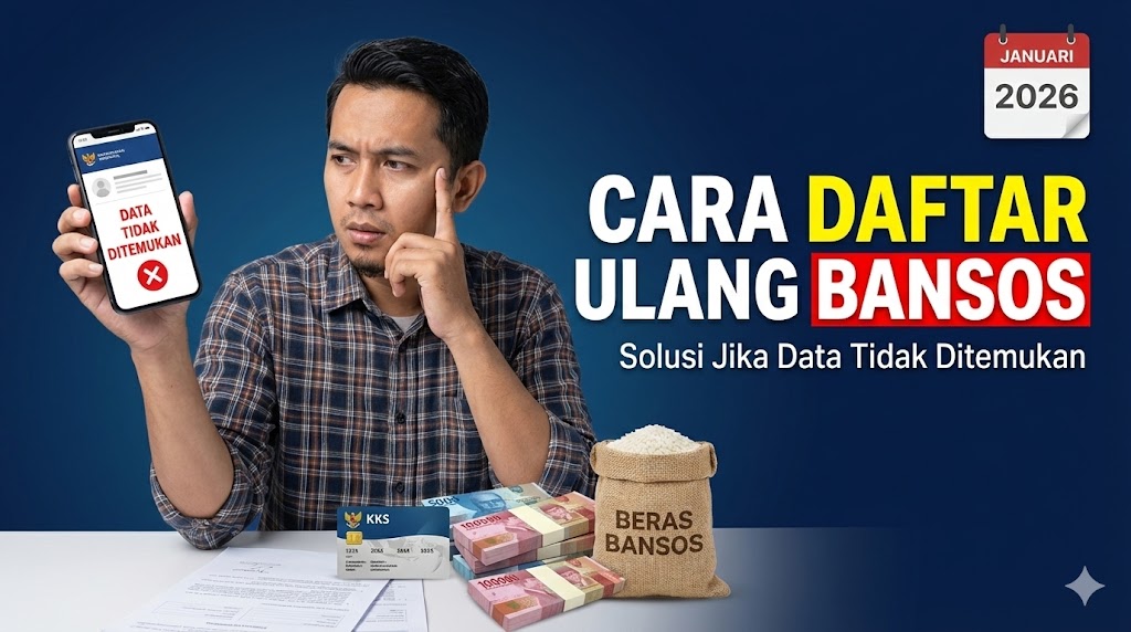 Cara Daftar Ulang Bansos: Solusi Jika Data Tidak Ditemukan Januari 2026