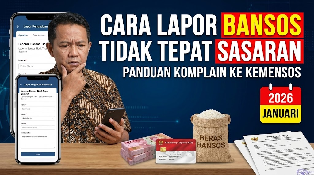 Cara Lapor Bansos Tidak Tepat Sasaran: Panduan Komplain ke Kemensos Januari 2026