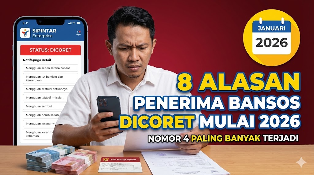 8 Alasan Penerima Bansos Dicoret Mulai 2026, Nomor 4 Paling Banyak Terjadi