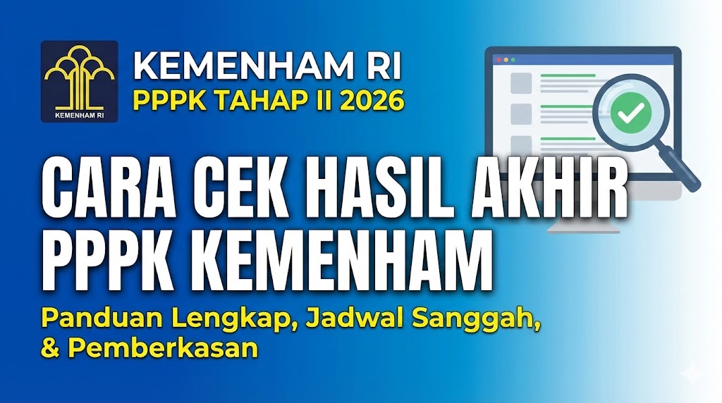 Cara Cek Hasil Akhir PPPK Kemenham Tahap II 2026: Panduan Lengkap, Jadwal Sanggah, dan Pemberkasan