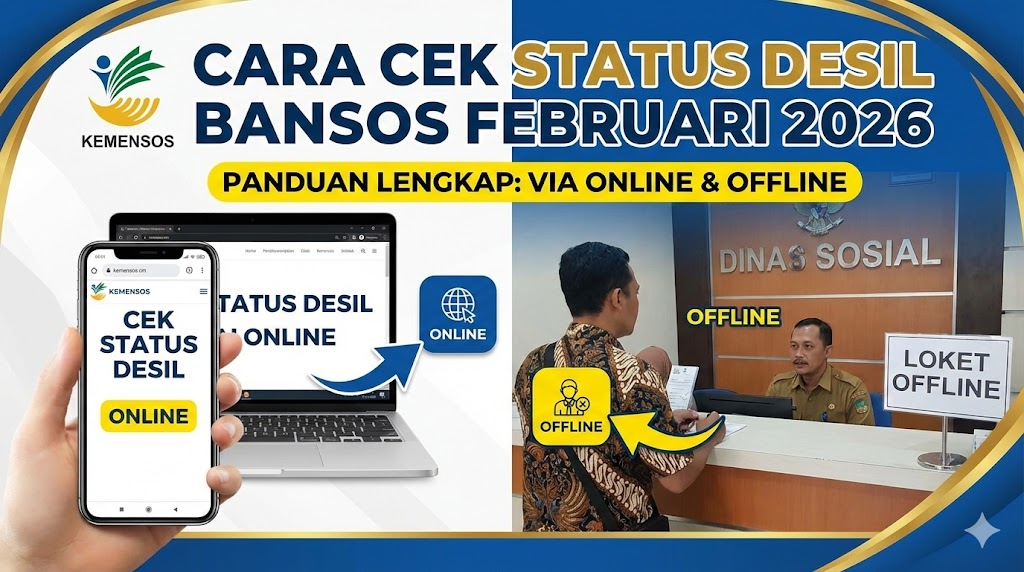Cara Cek Status Desil Bansos Kemensos Februari 2026: Panduan Lengkap Via Online dan Offline