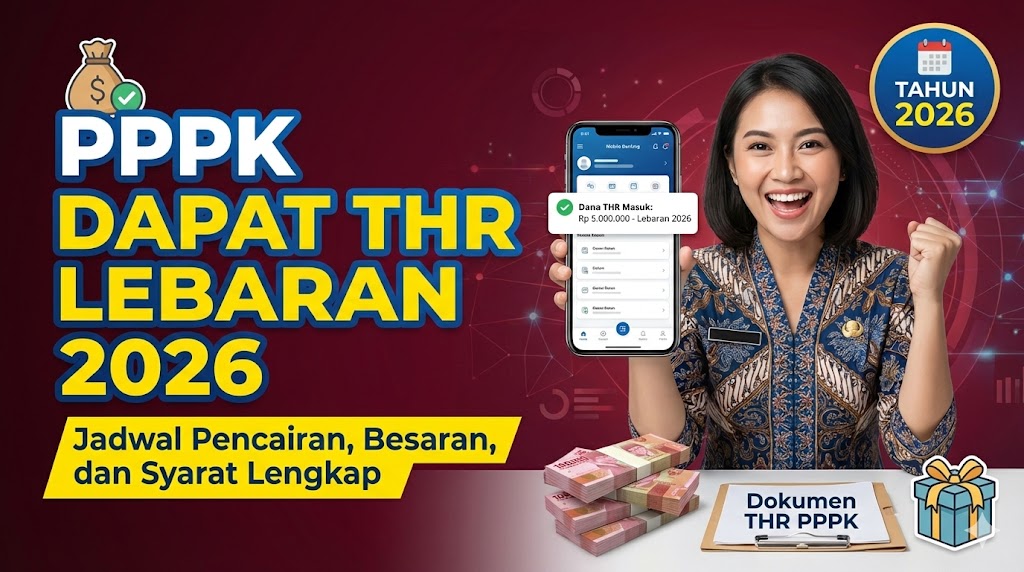 PPPK Dapat THR Lebaran 2026: Jadwal Pencairan, Besaran, dan Syarat Lengkap yang Perlu Diketahui