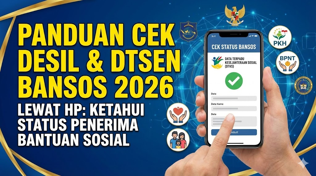 Panduan Cek Desil dan DTSEN Bansos 2026 Lewat HP: Ketahui Status Penerima Bantuan Sosial