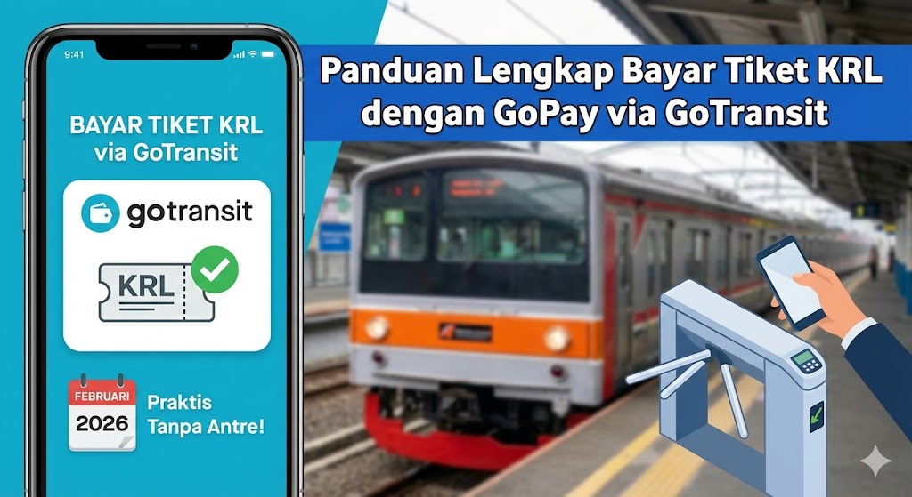 Panduan Lengkap Bayar Tiket KRL dengan GoPay via GoTransit Februari 2026: Praktis Tanpa Antre