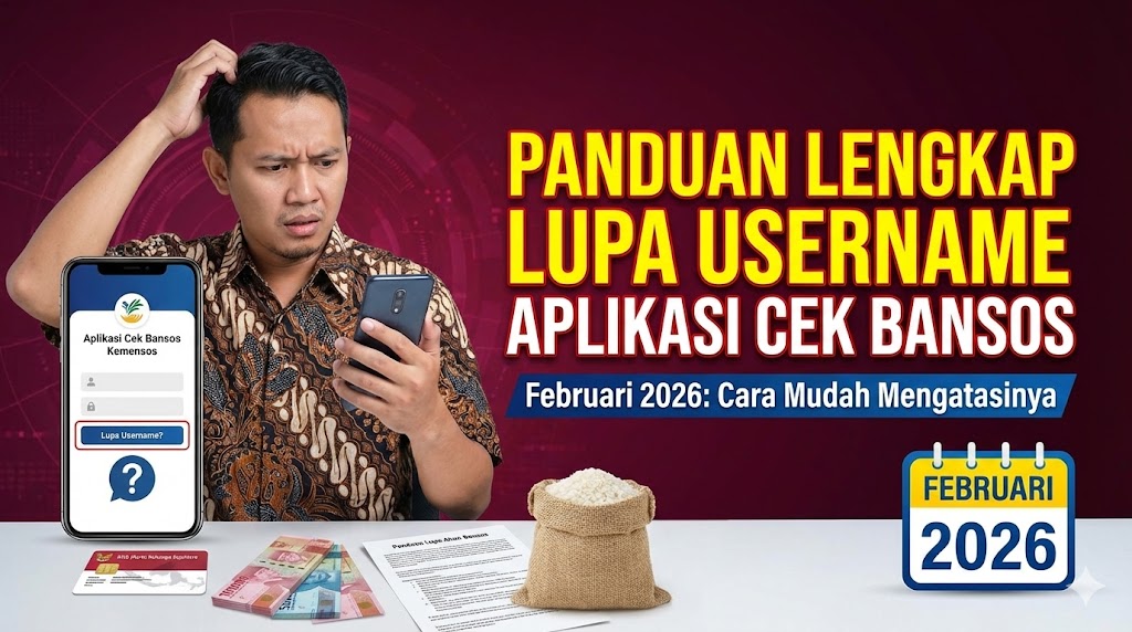 Panduan Lengkap Cara Mengatasi Lupa Username Aplikasi Cek Bansos Kemensos Februari 2026