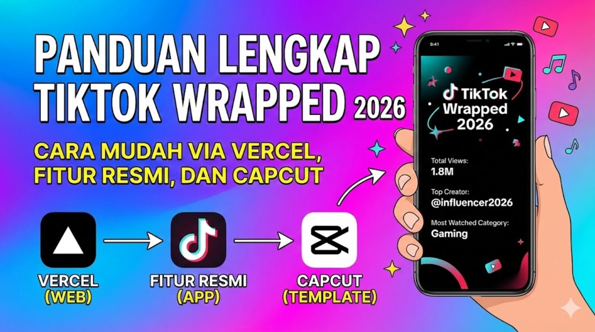 Panduan Lengkap Membuat TikTok Wrapped 2026: Cara Mudah via Vercel, Fitur Resmi, dan CapCut