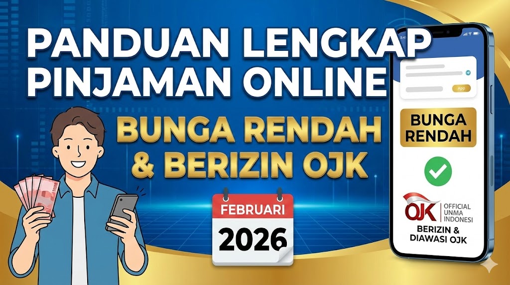 Panduan Lengkap Memilih Pinjaman Online Bunga Rendah Berizin OJK Februari 2026
