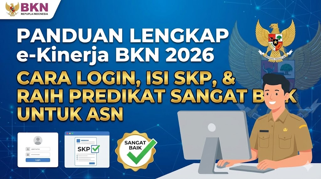 Panduan Lengkap e-Kinerja BKN 2026: Cara Login, Isi SKP, dan Raih Predikat Sangat Baik untuk ASN