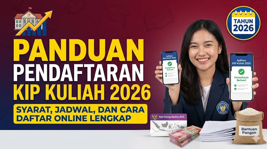 Panduan Pendaftaran KIP Kuliah 2026: Syarat, Jadwal, dan Cara Daftar Online Lengkap
