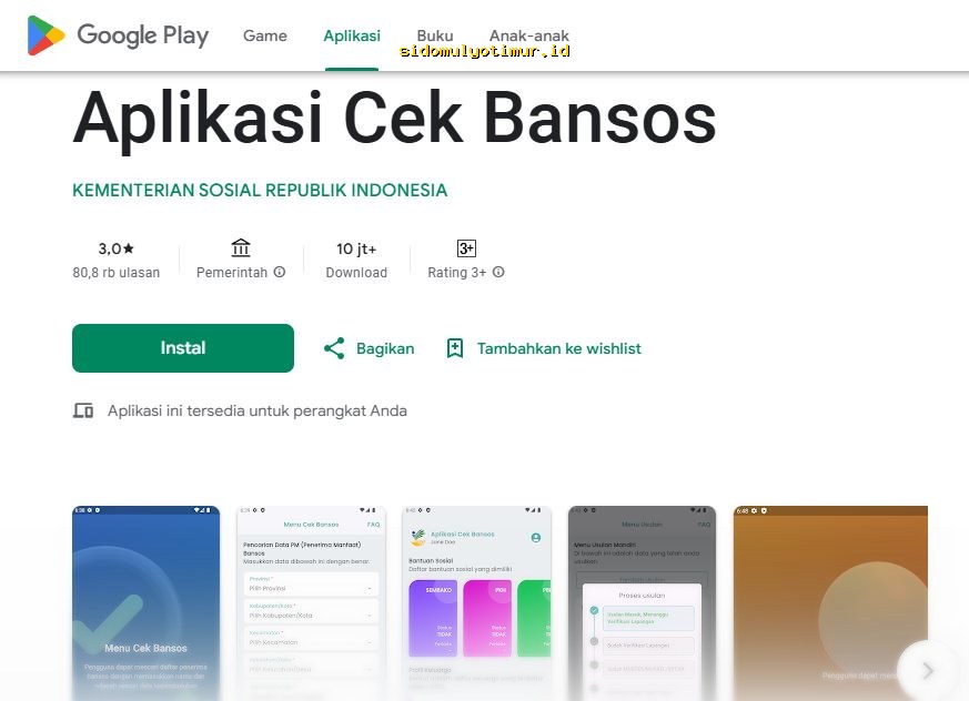 Cara Cepat Cek Bansos Kemensos 2026 Online via Aplikasi Resmi