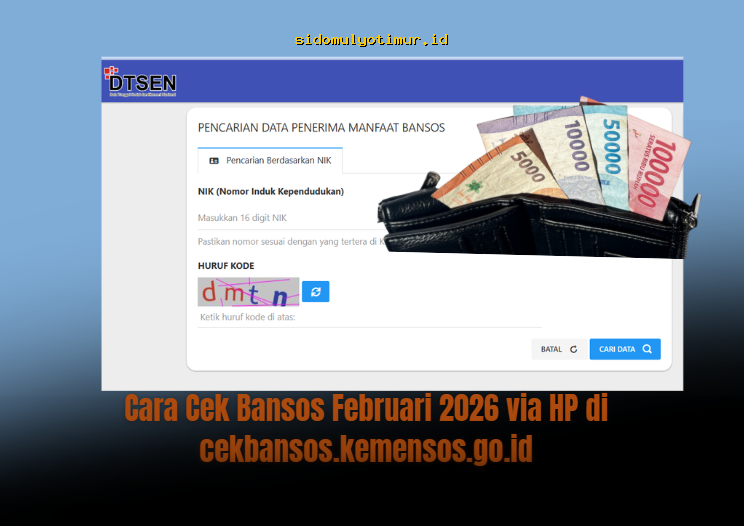 Cara Mudah Cek Bansos Februari 2026 via HP di cekbansos.kemensos.go.id