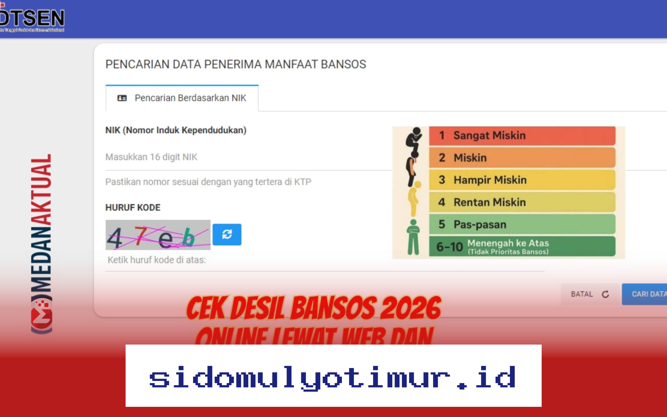 Cara Mudah Cek Desil Bansos 2026 Online via Web dan Aplikasi!