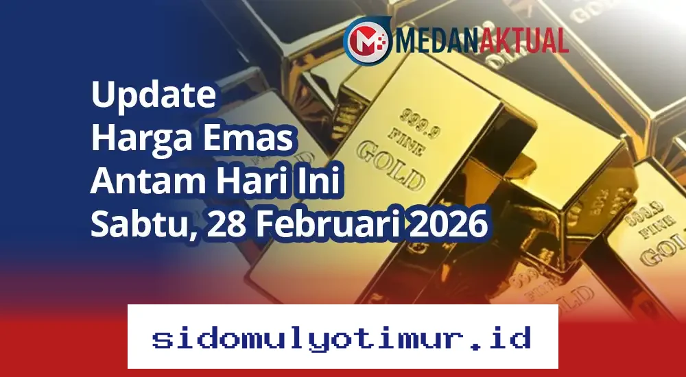 Emas Antam Naik Tajam Hari Ini, Begini Harganya Sabtu 28 Februari 2026!