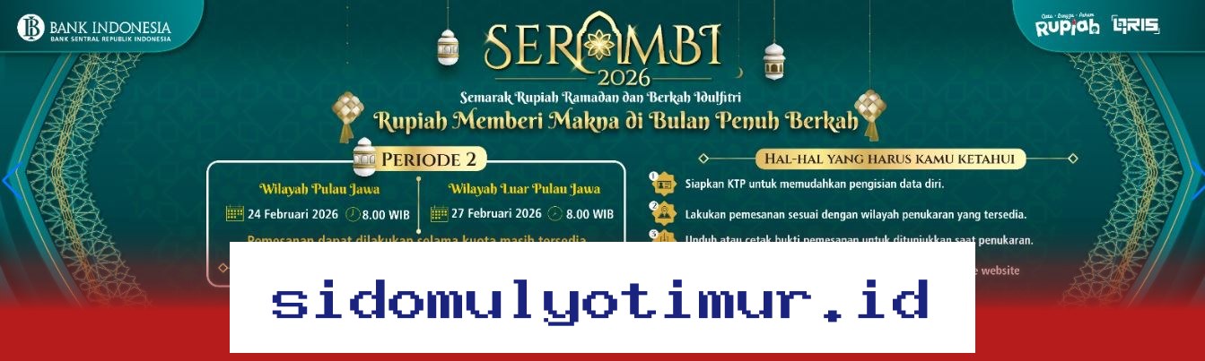 Cara Mudah Tukar Uang Baru untuk Lebaran 2026 di PINTAR BI!
