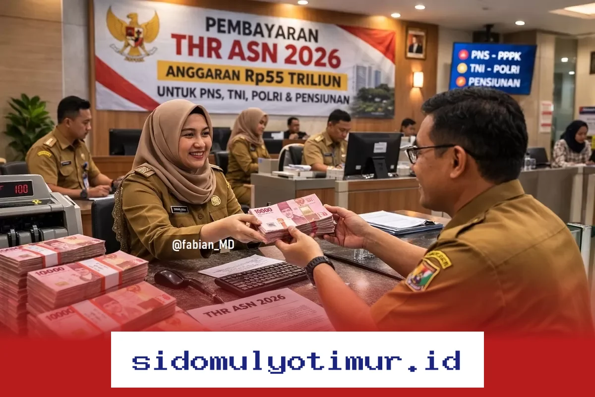 Rincian Lengkap THR PNS, CPNS, PPPK, TNI, Polri, dan Pensiunan 2026 yang Resmi Dicairkan!